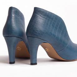 Botines azules Atrás