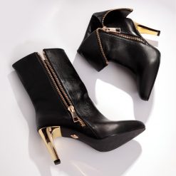 Bota Miroslava Negra Foto Arriba